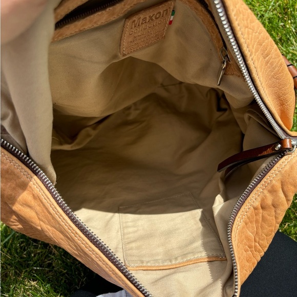 Maxon Collection | Full-grain leather bag (Water Buffalo?) from Italy - Picture 4 of 4